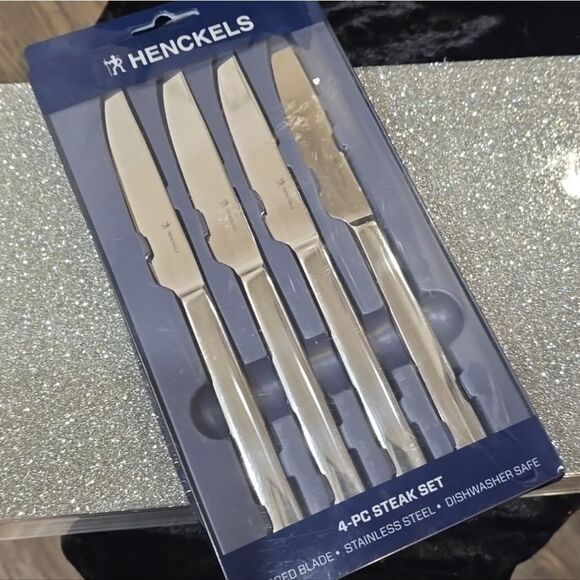 Zwilling J.A. Henckels Brushed Stainless Steel 4-PC Steak Set - Picture 5 of 5
